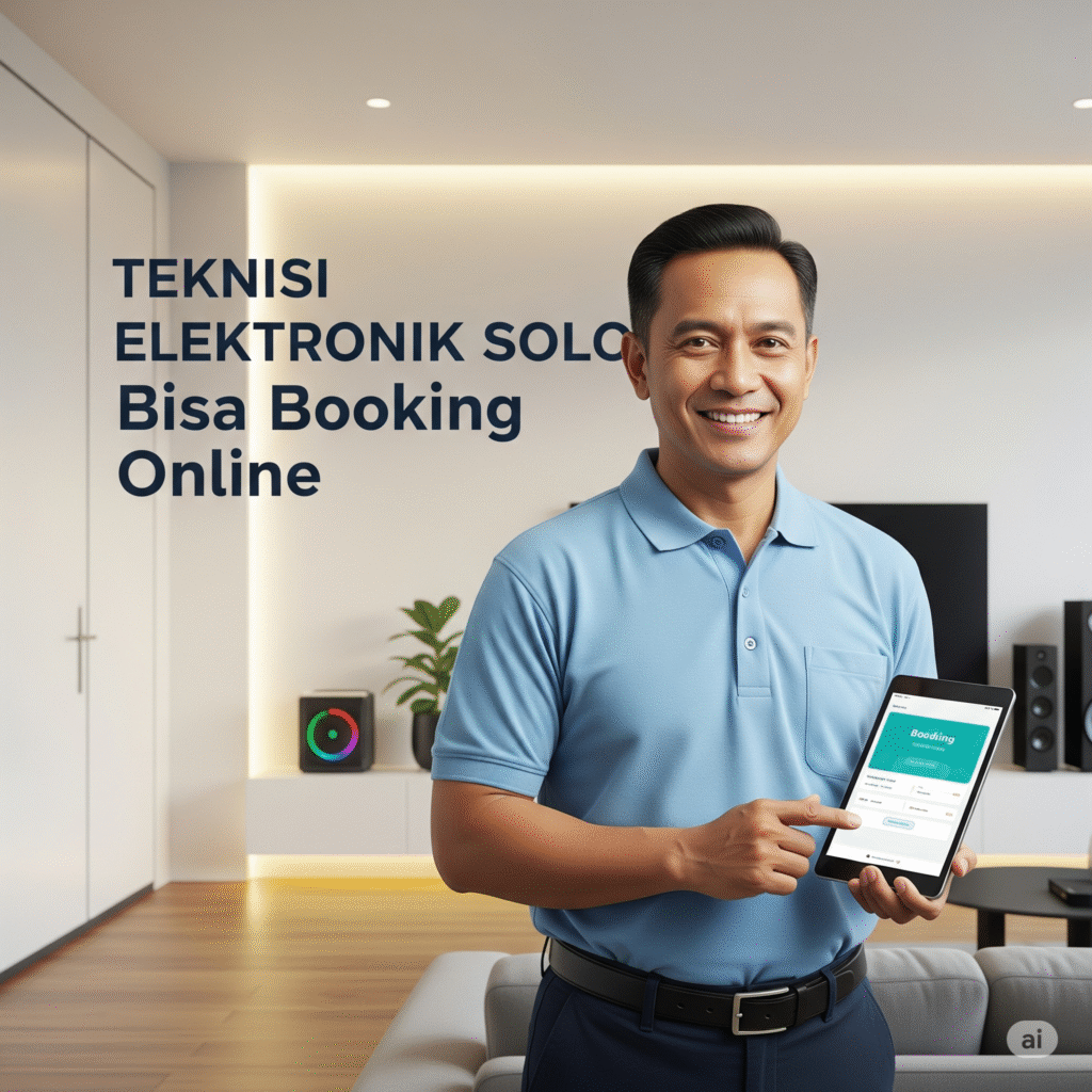 teknisi elektronik Solo bisa booking online
