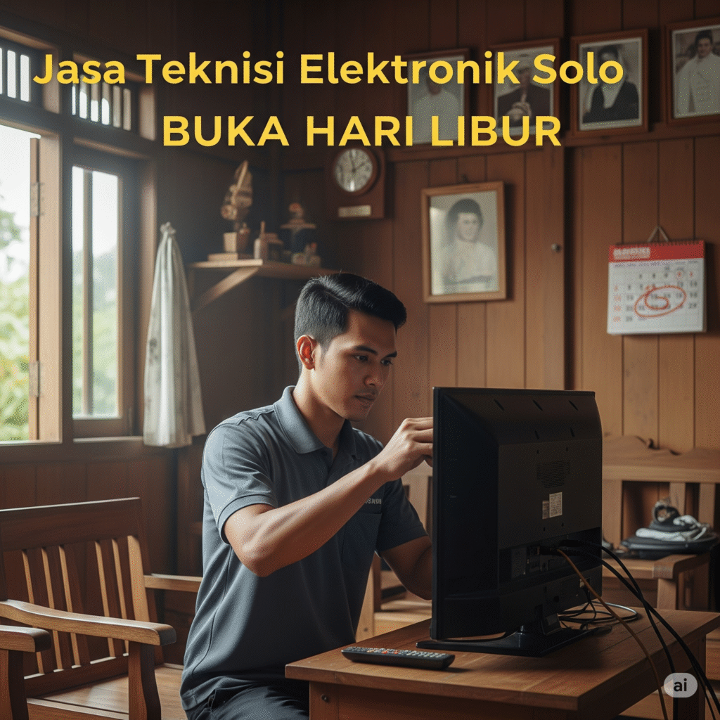 jasa teknisi elektronik Solo buka hari libur