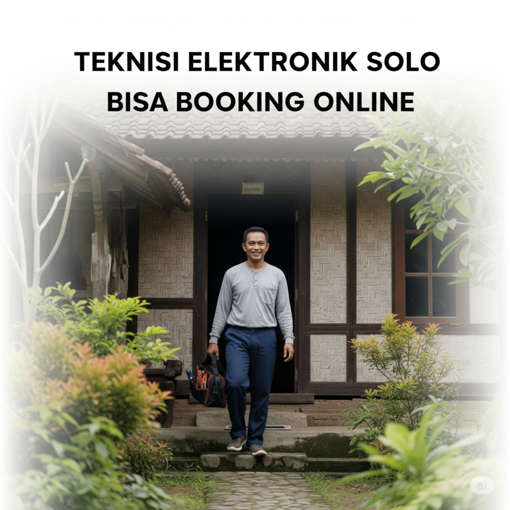 servis elektronik Solo bisa booking online