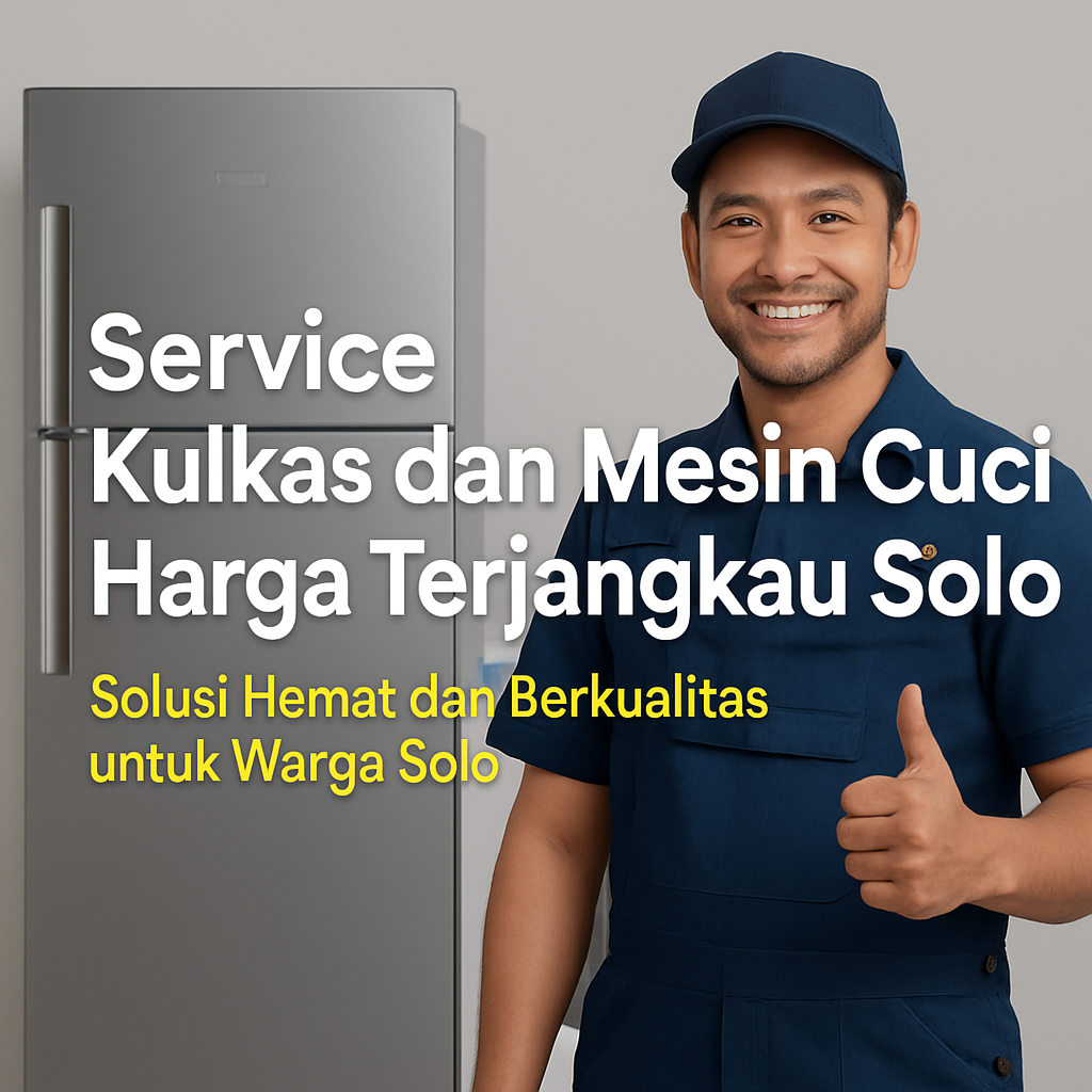 service kulkas dan mesin cuci harga terjangkau solo